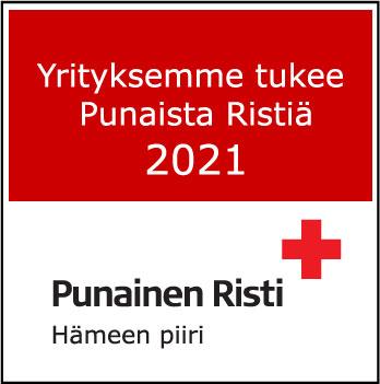 Yrityksemme tukee Punaista Ristiä 2021