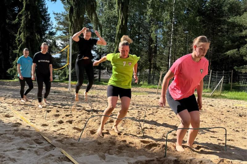 OrPo naisten liigajoukkueen kesäharjoitukset.